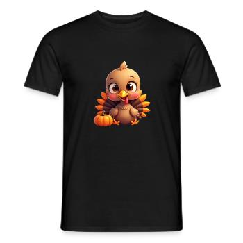 Thanksgiving Truthahn Baby - Männer T-Shirt - Schwarz - Vorne - AI Model Male 178 light (178cm)