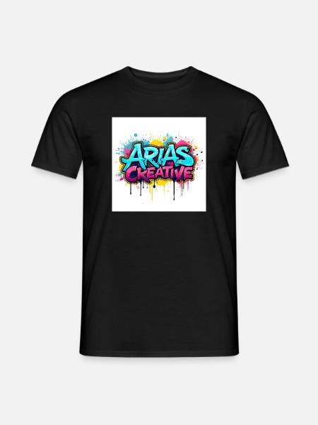 Aris Creative Graffiti Logo - T-shirt homme - noir