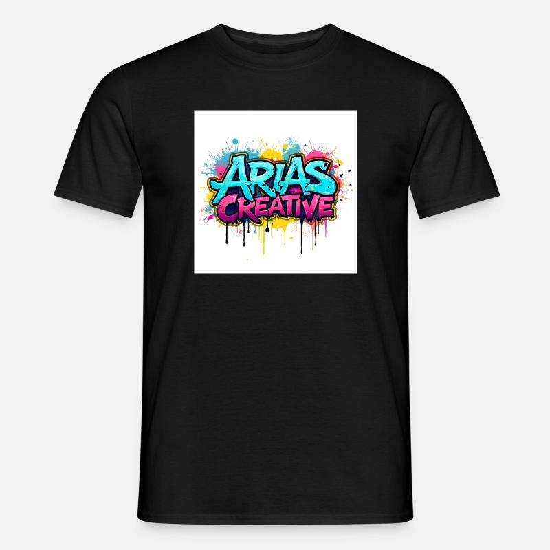 Aris Creative Graffiti Logo - Men’s T-shirt - black