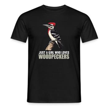 Spechte Specht - Männer T-Shirt - Schwarz - Vorne - AI Model Male 178 light (178cm)