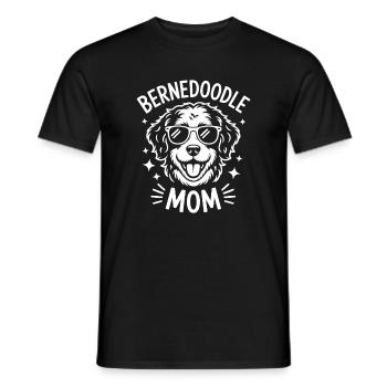 Bernedoodle Saying Mom Joke Bernedoodle Gift - Men's T-Shirt - black - Front - AI Model Male 178 light (178cm)