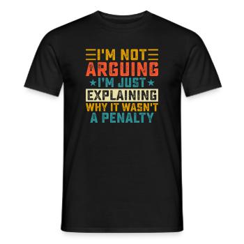Hockey Eishockey Eishockeyspieler Geschenk - Men's T-Shirt - black - Front - AI Model Male 178 light (178cm)