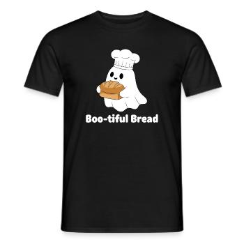 Boo Bread Spirit Chef - Men's T-Shirt - black - Front - AI Model Male 178 light (178cm)