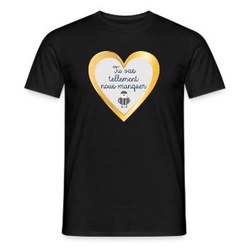 Goodbye Team - Men's T-Shirt - black - Front - AI Model Male 178 light (178cm)