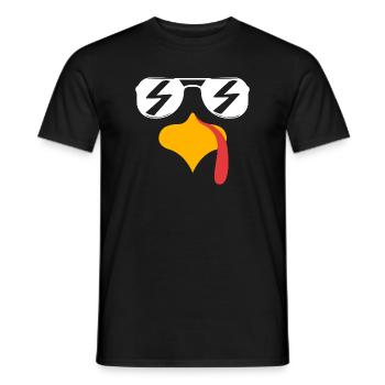 Papa Grand-père Grand-père Thanksgiving Père - T-shirt homme - noir - Devant - AI Model Male 178 light (178cm)