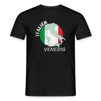 Venise - T-shirt homme - noir - Devant - AI Model Male 178 light (178cm)