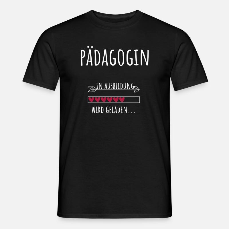 Studentin Beruf Ausbildung Pädagogin - Männer T-Shirt - Schwarz
