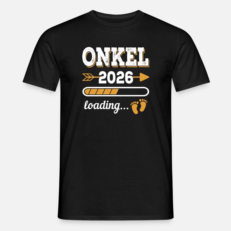 Uncle 2026 Loading Future Uncle Gift - Men's T-Shirt - black