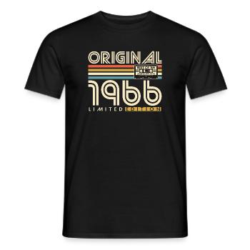 Original 1966 Jahrgang Geburtstag Geschenk Retro - Männer T-Shirt - Schwarz - Vorne - AI Model Male 178 light (178cm)