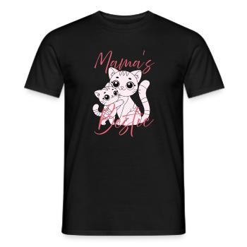 Mama und Kätzchen Bestie - Männer T-Shirt - Schwarz - Vorne - AI Model Male 178 light (178cm)