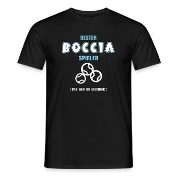 Best Boccia Player Boccia Player Boule - Men's T-Shirt - black - Front - AI Model Male 178 light (178cm)