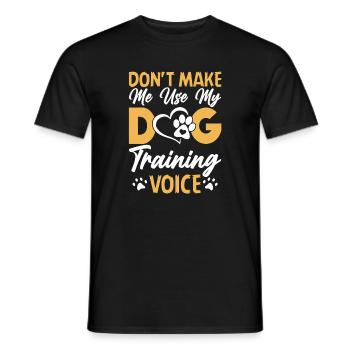 Dogs Dog Lover Dog Owner Gift - Men's T-Shirt - black - Front - AI Model Male 178 light (178cm)