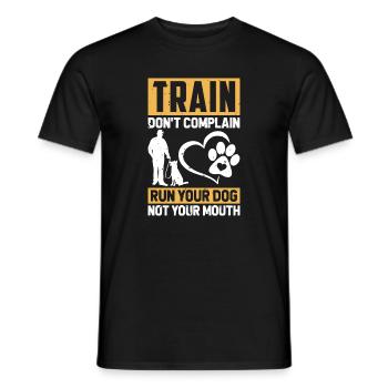 Chiens Chien Amoureux Chien Propriétaire Cadeau - T-shirt homme - noir - Devant - AI Model Male 178 light (178cm)