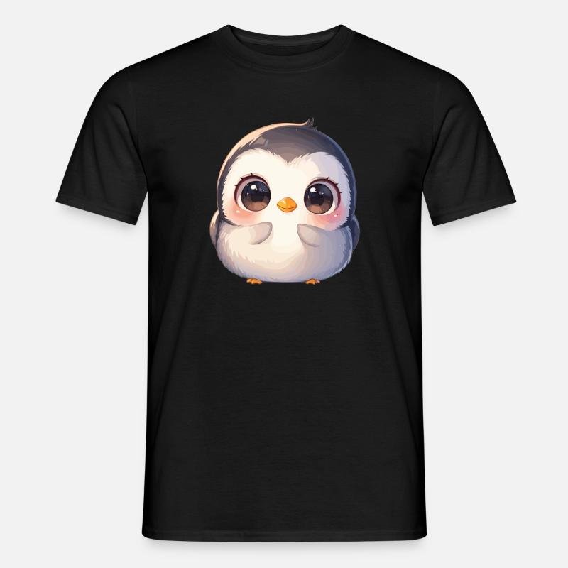 Pinguine Pinguin - Männer T-Shirt - Schwarz