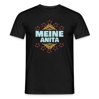 Gift for Anita - Men's T-Shirt - black - Front - AI Model Male 178 light (178cm)