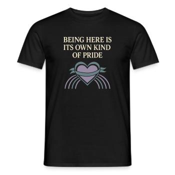 Groovy Pride Retro Égalité Queer Histoire - T-shirt homme - noir - Devant - AI Model Male 178 light (178cm)