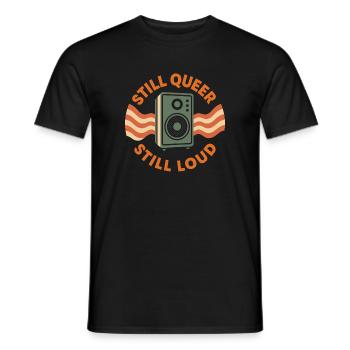 Groovy Pride Retro Égalité Queer Histoire - T-shirt homme - noir - Devant - AI Model Male 178 light (178cm)