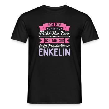 I'm not just a coolest friend, granddaughter - Men's T-Shirt - black - Front - AI Model Male 178 light (178cm)