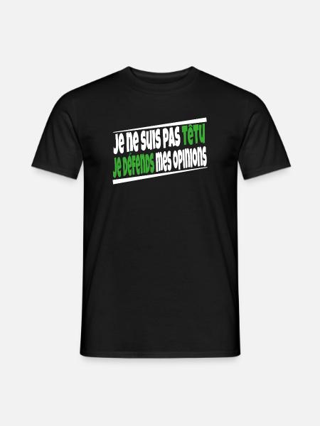 I'm not stubborn - Men's T-Shirt - black