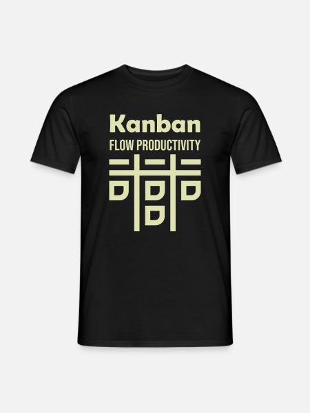 Kanban Flow Productivity - Men's T-Shirt - black