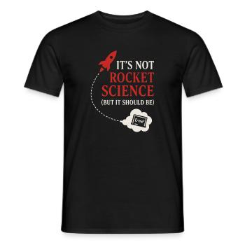 Spacecore Humour Cosmique Galaxie Univers Citation - T-shirt homme - noir - Devant - AI Model Male 178 light (178cm)