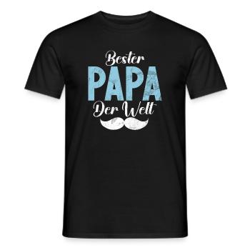 Meilleur papa du monde Fête des pères Hommes - T-shirt homme - noir - Devant - AI Model Male 178 light (178cm)