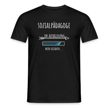 Pédagogie sociale Études Profession Pédagogue social - T-shirt homme - noir - Devant - AI Model Male 178 light (178cm)