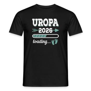 Great-Grandpa 2026 Loading Great-Grandfather-to-be Gift - Men's T-Shirt - black - Front - AI Model Male 178 light (178cm)