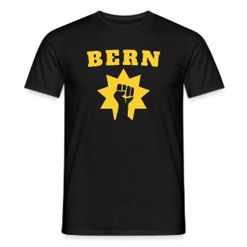 Bern - Männer T-Shirt - Schwarz - Vorne - AI Model Male 178 light (178cm)