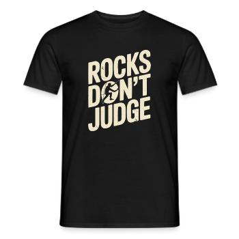 Escalade Escalade en montagne Mousqueton Bloc - T-shirt homme - noir - Devant - AI Model Male 178 light (178cm)