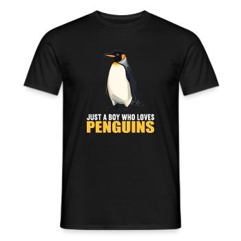 Pinguini Pinguino - T-shirt uomo - nero - Fronte - AI Model Male 178 light (178cm)