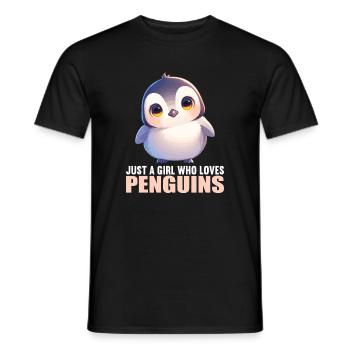 Pingouins Pingouin - T-shirt homme - noir - Devant - AI Model Male 178 light (178cm)