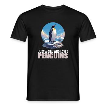 Pingouins Pingouin - T-shirt homme - noir - Devant - AI Model Male 178 light (178cm)