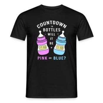 Sexe Révélation Nouvel An - T-shirt homme - noir - Devant - AI Model Male 178 light (178cm)