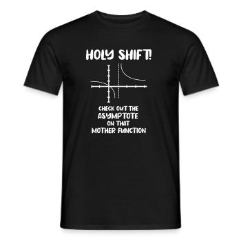 Math Nerd Students University Professor Mathematics - Men's T-Shirt - black - Front - AI Model Male 178 light (178cm)