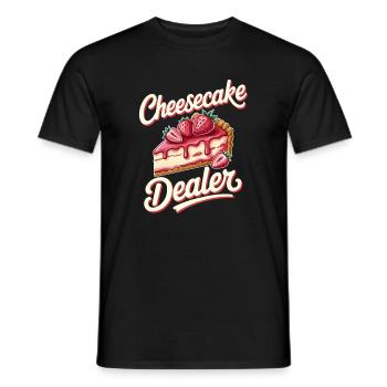 Kuchen - Männer T-Shirt - Schwarz - Vorne - AI Model Male 178 light (178cm)