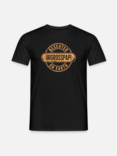 Best great-granddaddy Switzerland dialect - Men's T-Shirt - black