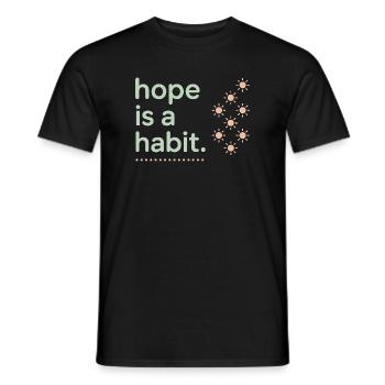 Sensibilisation à la santé mentale, - T-shirt homme - noir - Devant - AI Model Male 178 light (178cm)