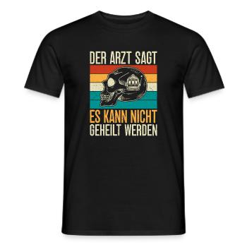 Gambling Fan Es Kann Nicht Geheilt Werden Casino - Männer T-Shirt - Schwarz - Vorne - AI Model Male 178 light (178cm)