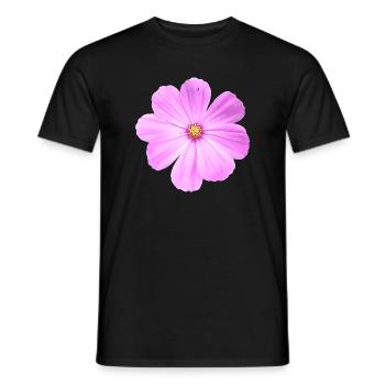 Blume - Männer T-Shirt - Schwarz - Vorne - AI Model Male 178 light (178cm)