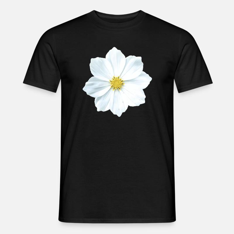 Blume - Männer T-Shirt - Schwarz