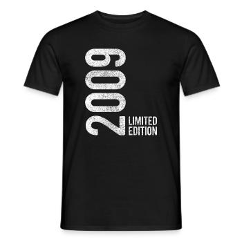 16e anniversaire 2009 Édition limitée Garçon Filles - T-shirt homme - noir - Devant - AI Model Male 178 light (178cm)