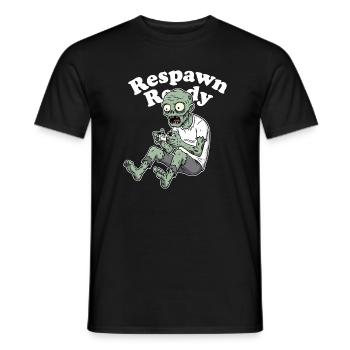 Respawn Baby Zombie Gaming - T-shirt homme - noir - Devant - AI Model Male 178 light (178cm)