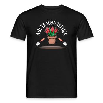 Garden Gardener Gardening Gardening Gardening Gardening - Men's T-Shirt - black - Front - AI Model Male 178 light (178cm)