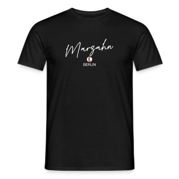 Marzahn - Berlin Flagge - Berliner Bär - Berlineri - Männer T-Shirt - Schwarz - Vorne - AI Model Male 178 light (178cm)