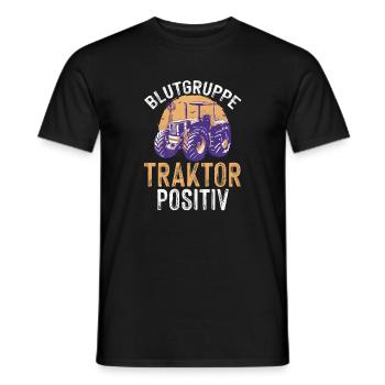 Agriculteur Agriculteur Agriculteur Tracteur Agricole - T-shirt homme - noir - Devant - AI Model Male 178 light (178cm)