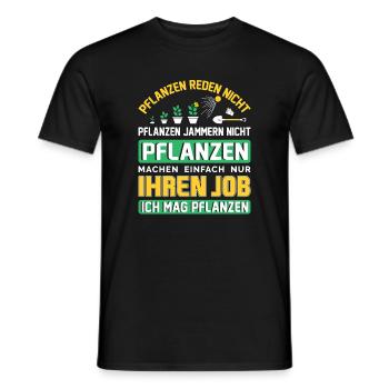 Garden Gardener Gardening Gardening Gardening Gardening - Men's T-Shirt - black - Front - AI Model Male 178 light (178cm)