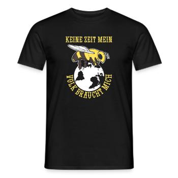 No time my colony needs me bee beekeeper - Men's T-Shirt - black - Front - AI Model Male 178 light (178cm)