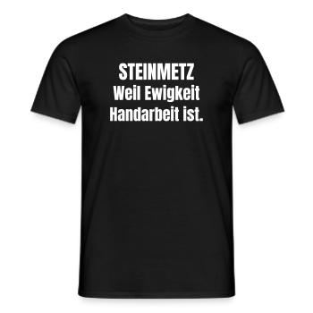 Maçon Artisanat d’éternité - T-shirt homme - noir - Devant - AI Model Male 178 light (178cm)