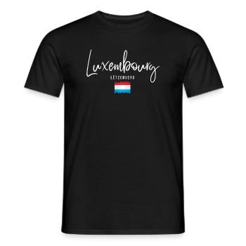 Made in Luxembourg, Luxembourg roots - Men's T-Shirt - black - Front - AI Model Male 178 light (178cm)